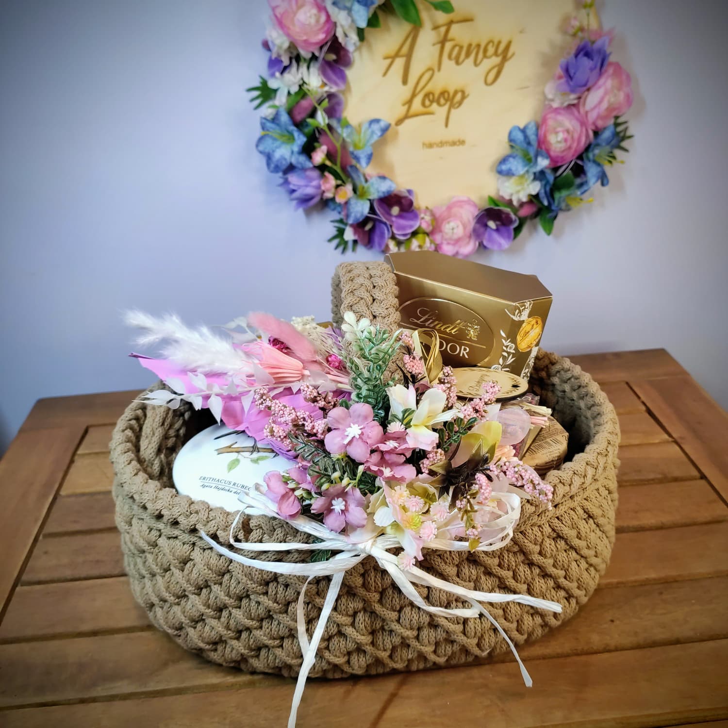 koszyk z rączką - personalizowany prezentowy koszyk z rączką - personalizowany prezentowy z grawerem