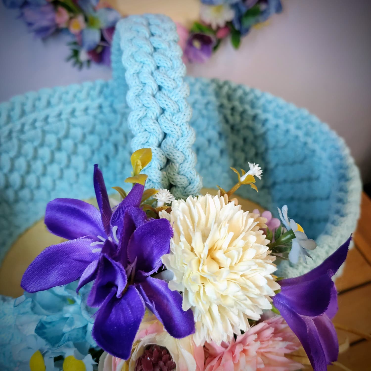 koszyk z rączką handmade personalizowany koszyk z rączką handmade personalizowany