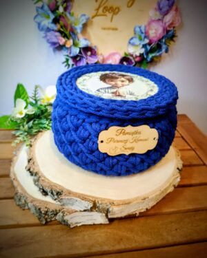 koszyk komunijny handmade dla chłopca