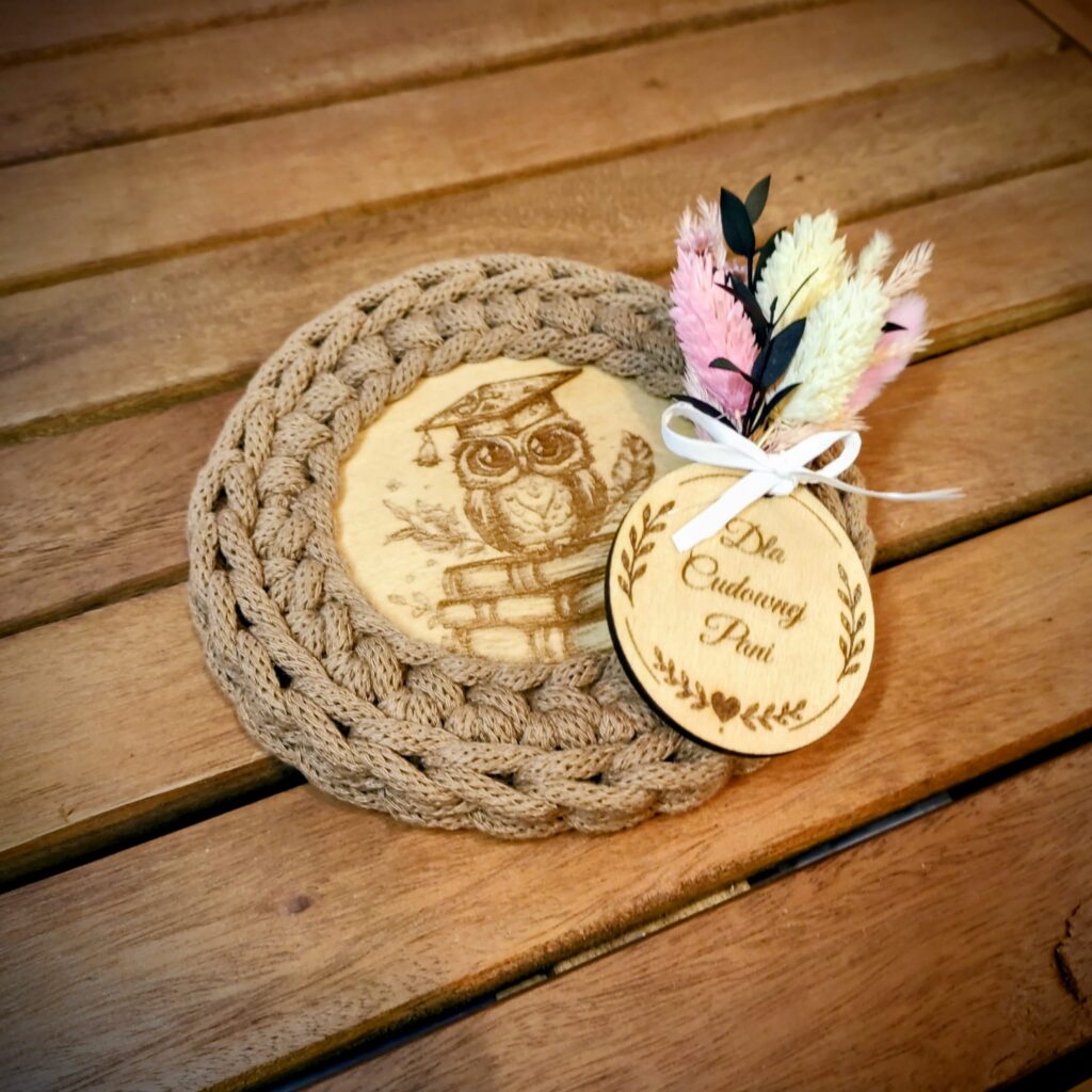 personalizowana podkładka pod kubek - dzień nauczyciela